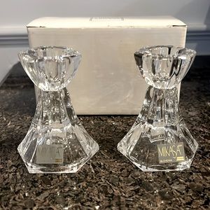 Mikasa Candlestick Holders